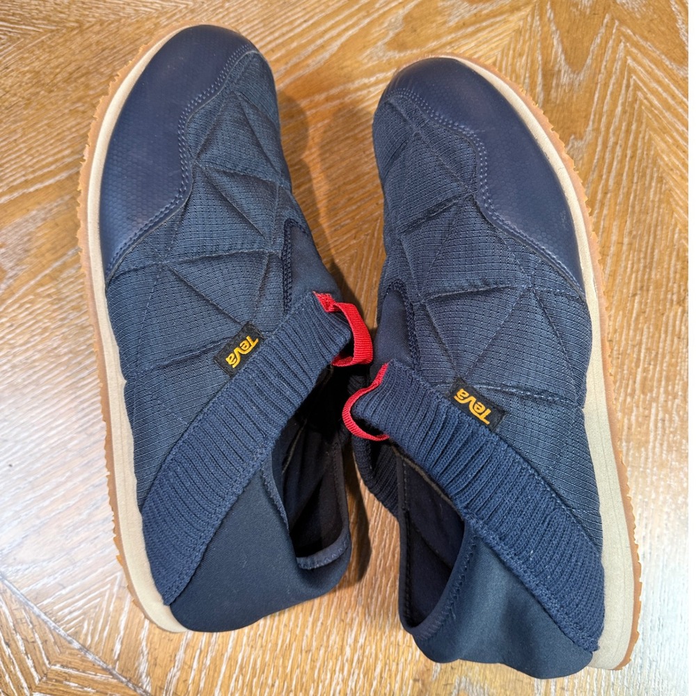 Teva ReEmber Moc Total Eclipse Navy Blue Quilted Slip On Shoes Mens 12 - Picture 10 of 10